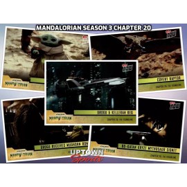 Topps Now The Mandalorian Season 3- Chapter 20 -Cards 16 to 20