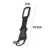XSAJU Plastic Bottle Holder with Carabiner, Set of 3, Drink