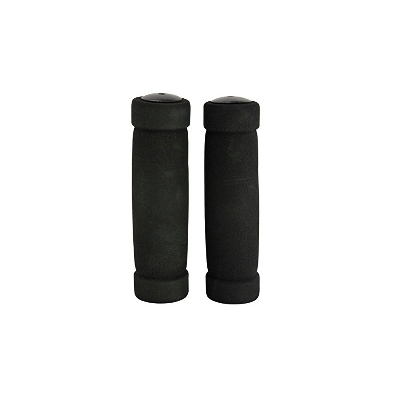 Fischer 85753 Soft Manopole Manubrio Bicicletta Nero, Taglia Unica