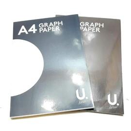 A4 GRAPH PAPER PAD - SCHOOL OFFICE COLLEGE HOME WORK STUDIO LABORARITY DRAW NEW