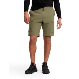 RevolutionRace Adventure Cargo Stretch Shorts for Men, Lightweight and Practical Hiking Shorts, Kalamata, M