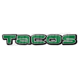 Tacos I Concession Decal Mexican Restaurant Taco Sign