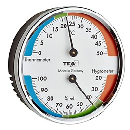 TFA Dostmann TFA Thermometer/Hygrometer 45.2040.42 for a Better Home and Room Temperature