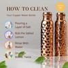 Rasiya Art Pure Copper Water Bottle - 32 oz -