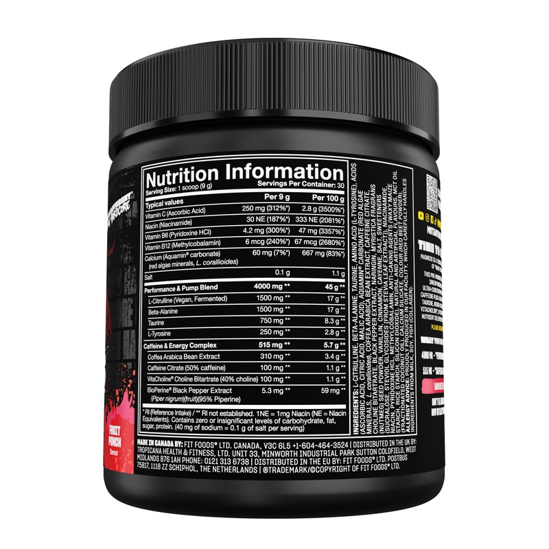 Mutant Madness | Pre Workout Powder Performance and Pump Blend