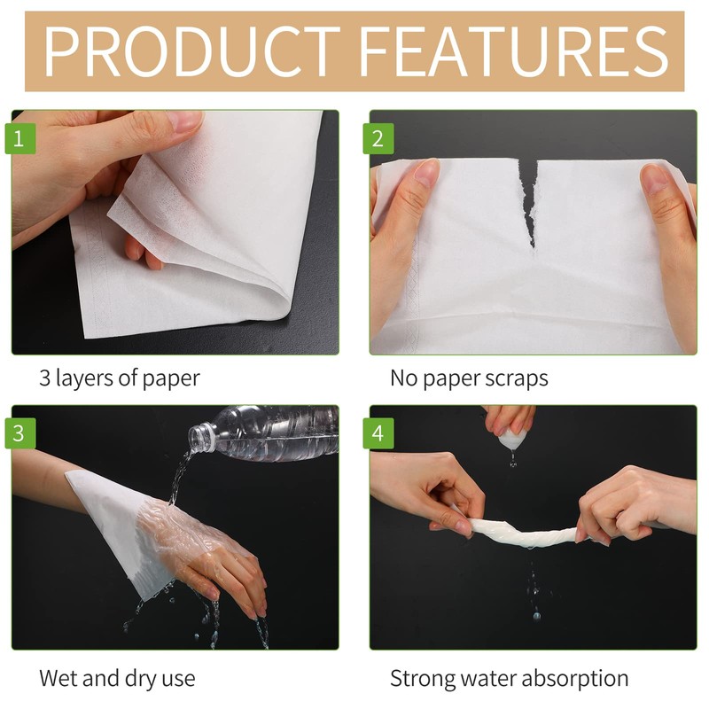 Car Tissue Refill Auto Visor Tissue Refills Napkin Holder Refill