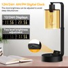 Aialun Industrial Table Lamp,Dimmable Bedside Lamps Nightstand for Bedroom USB