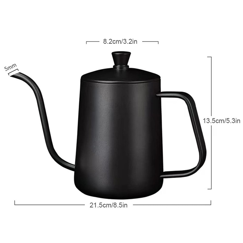 SOVIFKI 19.7 fl oz (550 ml) Drip Pot, Coffee Kettle,