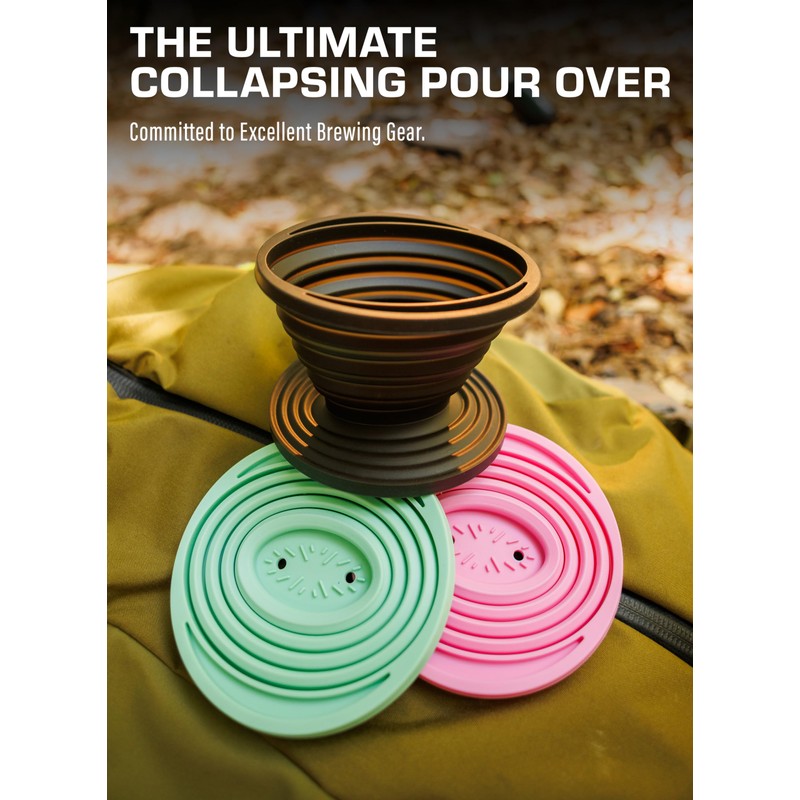 COLETTI Sierra Camping Pour Over Coffee Dripper — Collapsible Pour