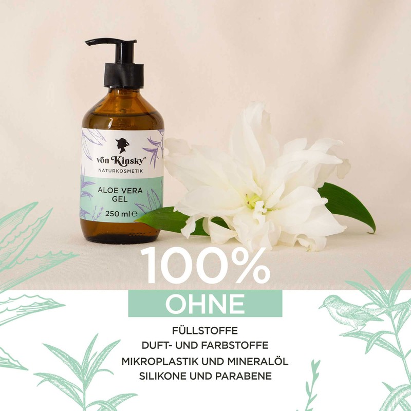 von Kinsky® Organic Aloe Vera Gel - 250 ml Moisturiser