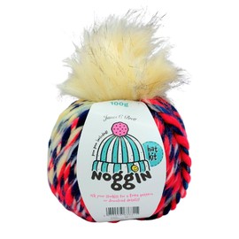 Hat Knitting Kit - James C Brett Noggin Hat Kit available in 6 different colours (FUN02 - Frosty Days)
