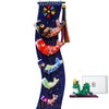 HOMIE HOME Koinobori Indoor Carp Banner Set, Carp Waterfall Climbing,