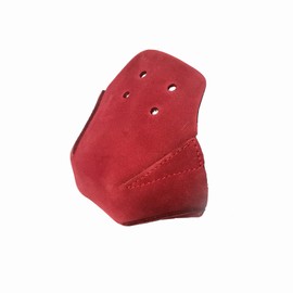 VKEDA 100% Real Cowhide | Toe Cap Guard Protectors | Roller Skate Derby Speed 1 Pair(Wine Red Color)