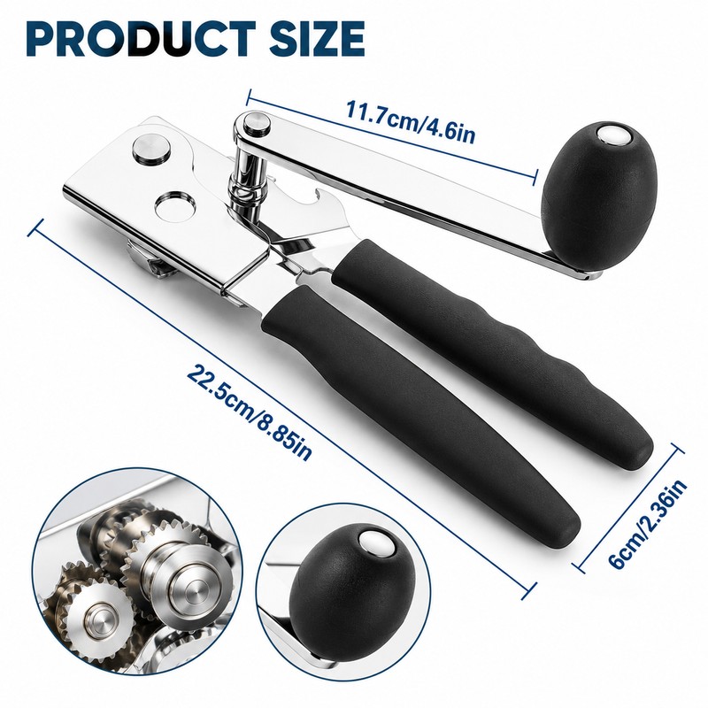 Commercial Manual Can Opener for Kitchen Use – Heavy-Duty Stainless
