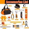 Basytodio 27-Piece Kids Tool Set Real with Storage Tool Bag