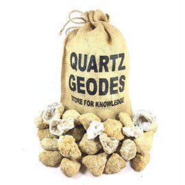 40 Break Your Own Geodes Crystals Bulk Pack - Whole Moroccan 1.5"