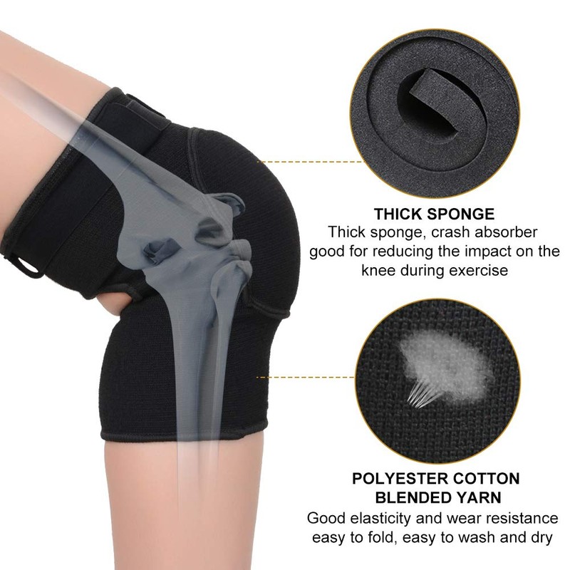 Knee Pads Dance Knee Pads Thick Sponge Collision Prevention Elastic