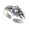 ICYROSE A+ COLLECTION 925 Sterling Silver Wide Bands w/Flower Daisy