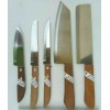 Kiwi 5pcs Thai KIWI Brand Knives Wood Handle Kitchen Blade