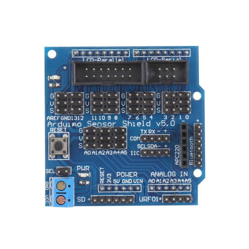 Hailege 2pcs V5 Sensor Shield Sensor Expansion Board V5 for