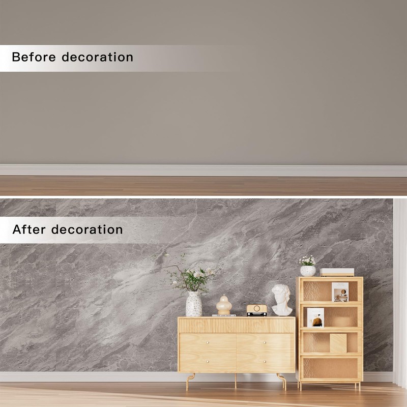 3D Wall Panels - 4PCS 47.2"x23.6" Faux Stone Wall Covering