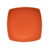 Ceramic Tea Holder (Square, Orange), W 3.5 x H 0.8