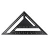 12 Inch Rafter Square Aluminum Alloy Metric Triangle Ruler Double