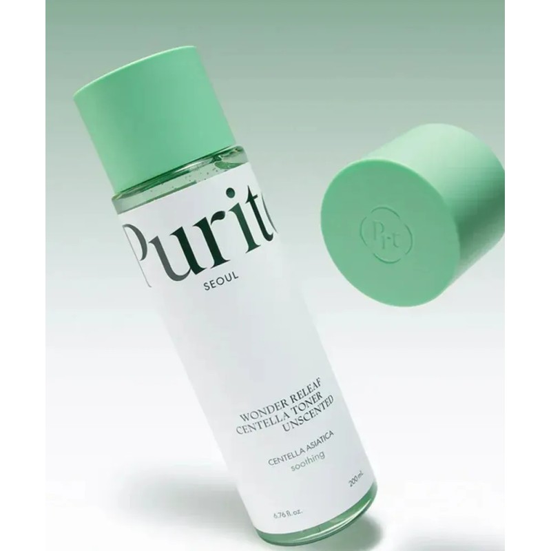 Purito-wonder Releaf-centella Toner Unscented 200ml. Todo Tipo De Piel Día/noche