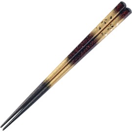 264536 Tenmaru Snowflake Cherry Blossoms, Gold, Natural Wood, Dishwasher Safe, 8.3 inches (21 cm), Made in Japan