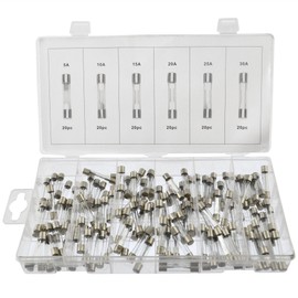 Glass fuses automotive fuses 120pc assortment kit 5amp 30amp AST21