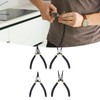 4Pcs Snap Ring Pliers Set Steel Circlip Pliers Kit with