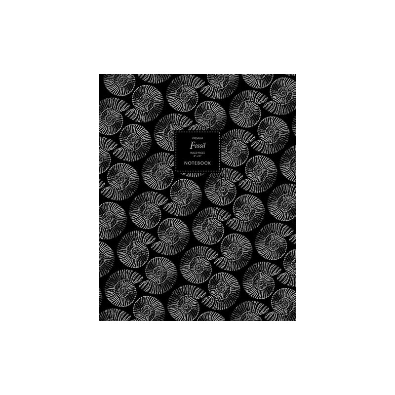 Fossil Notebook - Ruled Pages - 8x10 - Premium (Black)