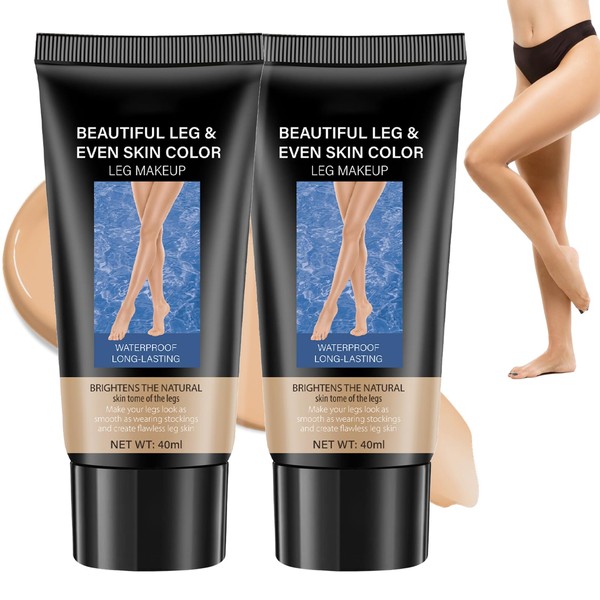 2-Piece Leg Make-Up Waterproof Body Make Up Waterproof Tattoo Cover