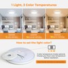 BLNAN LED Flush Mount Ceiling Light, 9 Inch 18W 3000K/4000K/5000K