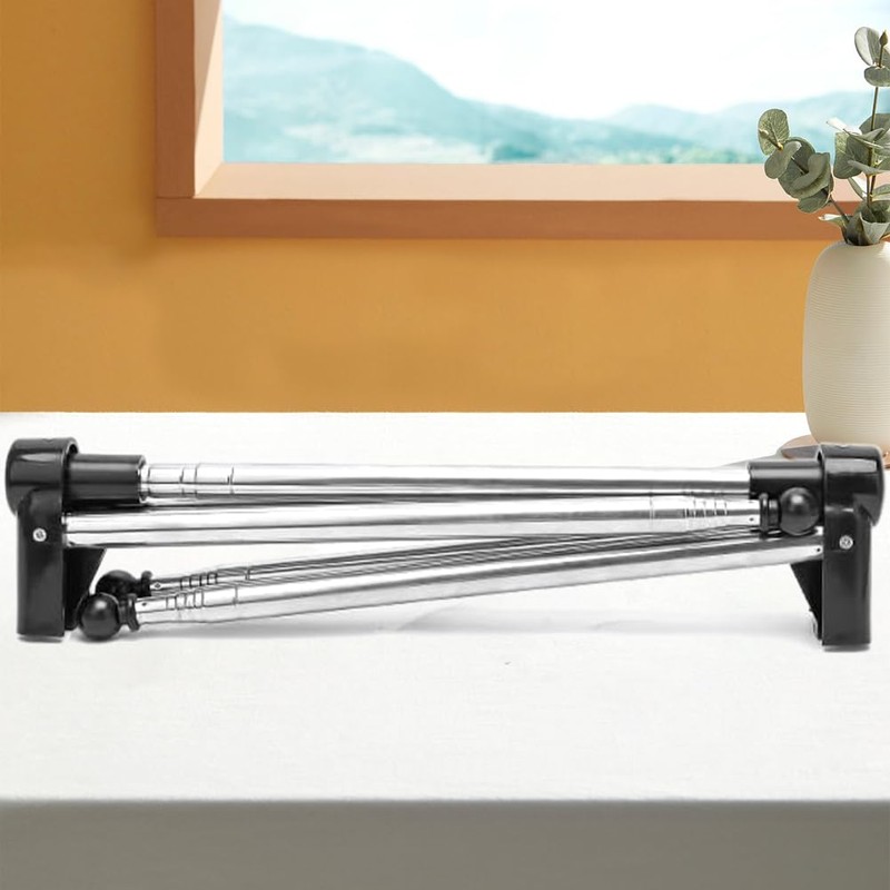 DASIAUTOEM Portable Clothes Rack, Foldable, Extendable Clothes Rack, Adjustable Travel