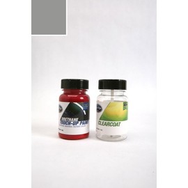 ColorRite Two-Ounce Bottle Automotive Touch-up Paint for Hyundai Genesis - Parisian Gray Metallic V6S - Color+Clearcoat Package