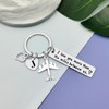 Vadaka Couple Anniversary Keychain for Boyfriend Girlfriend Letter A-Z Keychain