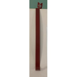 Christmas House Metal Wreath Hanger 14" Red.