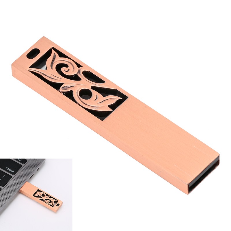 USB Flash Drive 16GB/32G/64G/128G Thumb Metal 2.0 Portable Waterproof Metal