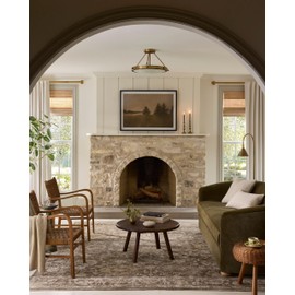 Loloi Magnolia Home by Joanna Gaines Pace Collection PAC-01 Bark/Natural 7'-10" x 10' Area Rug