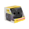 Post-it Z-Notes Dispenser Owl Black + Post-it Super Sticky Z-Notes