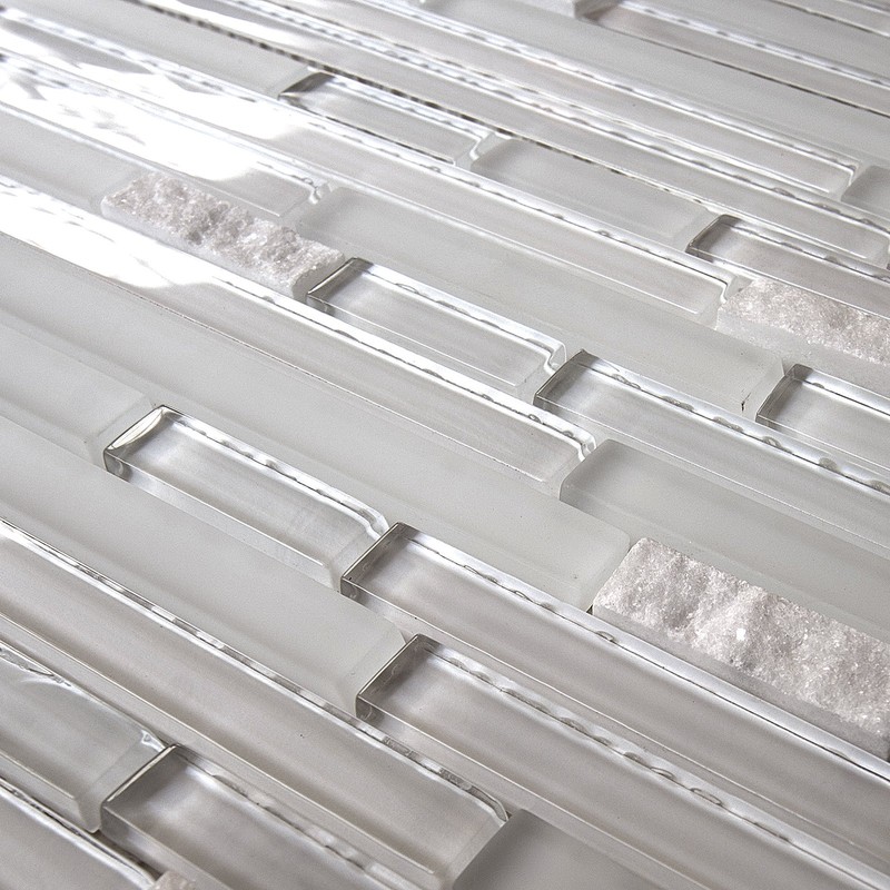 Simple Tile - 5 Sheets Glass and Stone Mosaic Tile
