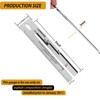 Upgraded 4/09 Shingle Gauge, Roof Pitch Gauge, Stainless Steel Measuring