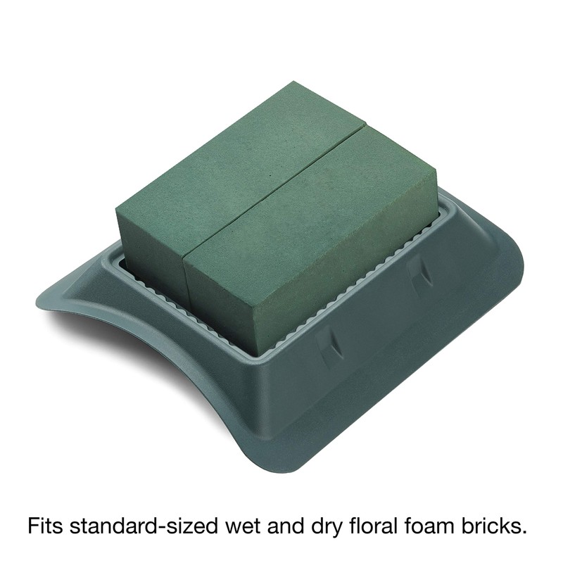 FloraCraft Plastic Floral Casket Saddle 2.75 Inch x 11.25 Inch