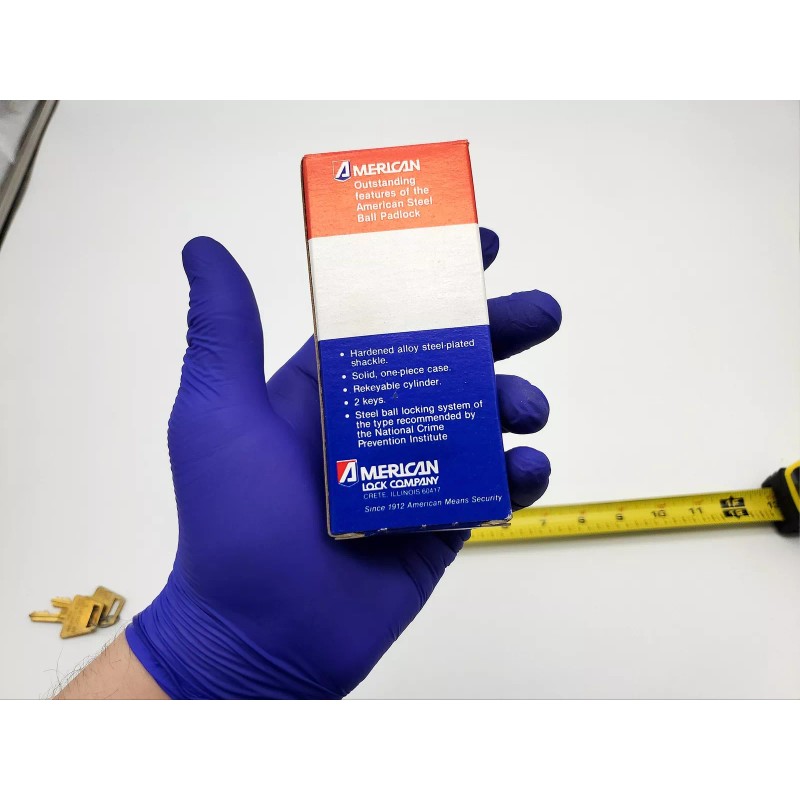 American Lock Padlock 1106D Solid Body 1.5" Shackle Dark Bronze