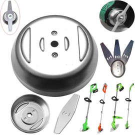 AIMPGSTL 6 inch Steel Wire Weed Brush Cutter Trimmer Head Electric Weed Blades Head Wired Trimmer Head Replacement Weed Wackers Attachment for Electric Cordless String Trimmers, Weed Wrecker