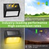 XLUX Solar Lights for Steps Decks Pathway Yard Stairs Fences,