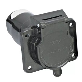 Bargman 50-77-001 T. Bargman 7 Way 12V trailer Connector Car End 12-volt thermo-plastic
