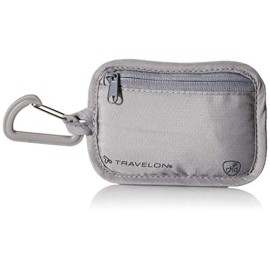 Travelon Rfid Blocking Clip Stash Pouch, Gray