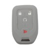 kcpros 2Pcs Rubber Silicone 4 Buttons Smart Key Fob Cover